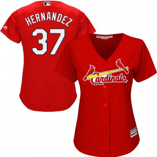 Womens Majestic St Louis Cardinals 37 Keith Hernandez Replica Red Alternate Cool Base MLB Jersey Womens Majestic St Louis Cardinals 37 Keith Hernandez Replica Red Alternate Cool Base MLB Jersey