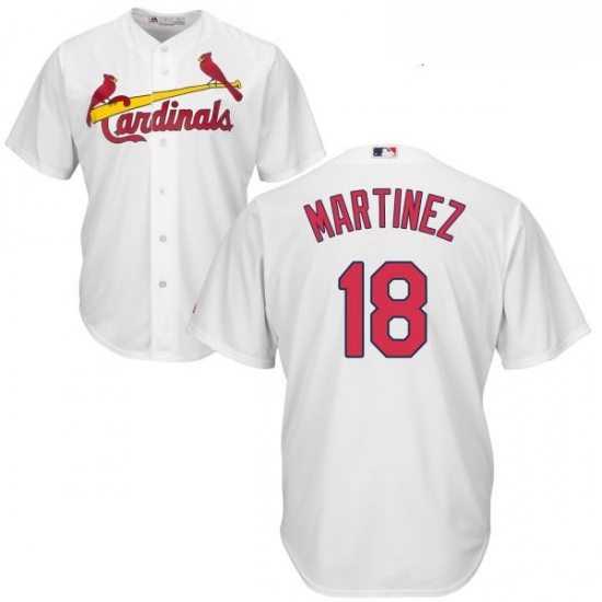 Youth Majestic St Louis Cardinals 18 Carlos Martinez Replica White Home Cool Base MLB Jersey Youth Majestic St Louis Cardinals 18 Carlos Martinez Replica White Home Cool Base MLB Jersey