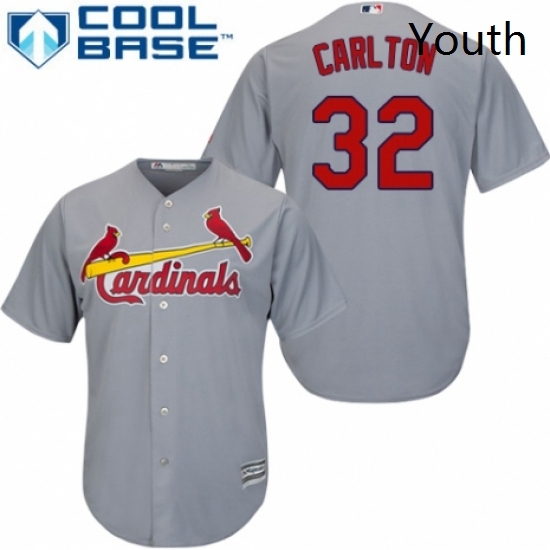 Youth Majestic St Louis Cardinals 32 Steve Carlton Authentic Grey Road Cool Base MLB Jersey Youth Majestic St Louis Cardinals 32 Steve Carlton Authentic Grey Road Cool Base MLB Jersey