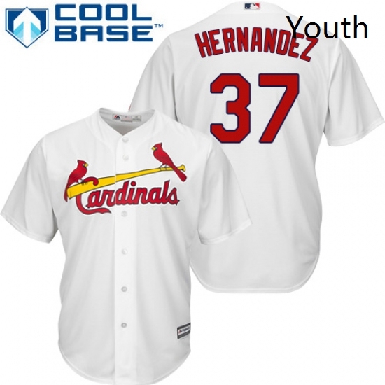 Youth Majestic St Louis Cardinals 37 Keith Hernandez Authentic White Home Cool Base MLB Jersey Youth Majestic St Louis Cardinals 37 Keith Hernandez Authentic White Home Cool Base MLB Jersey