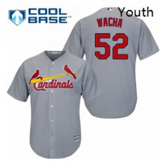 Youth Majestic St Louis Cardinals 52 Michael Wacha Authentic Grey Road Cool Base MLB Jersey Youth Majestic St Louis Cardinals 52 Michael Wacha Authentic Grey Road Cool Base MLB Jersey