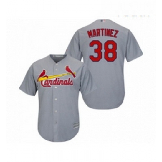 Youth St Louis Cardinals 38 Jose Martinez Replica Grey Road Cool Base Baseball Jersey Youth St Louis Cardinals 38 Jose Martinez Replica Grey Road Cool Base Baseball Jersey