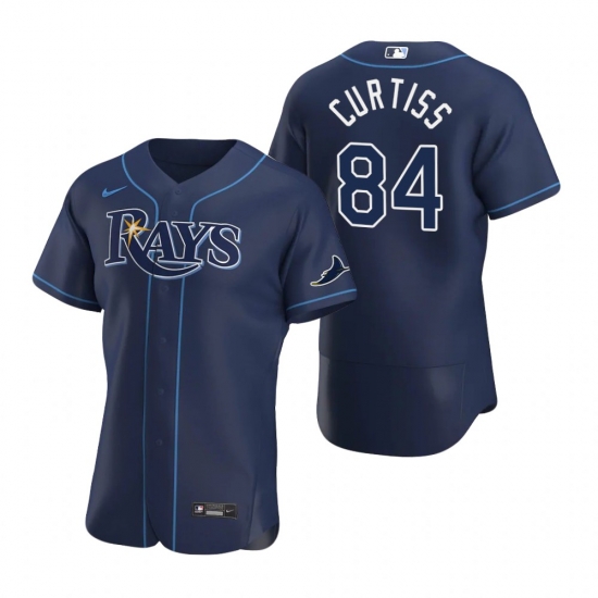 Men Tampa Bay Rays 84 John Curtiss Men Nike Navy Alternate 2020 Flex Base Team MLB Jersey Men Tampa Bay Rays 84 John Curtiss Men Nike Navy Alternate 2020 Flex Base Team MLB Jersey