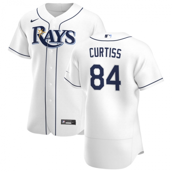 Men Tampa Bay Rays 84 John Curtiss Men Nike White Home 2020 Flex Base Player MLB Jersey Men Tampa Bay Rays 84 John Curtiss Men Nike White Home 2020 Flex Base Player MLB Jersey