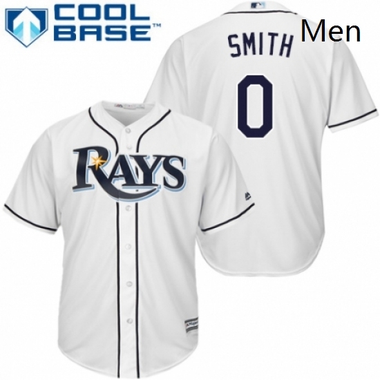 Mens Majestic Tampa Bay Rays 0 Mallex Smith Replica White Home Cool Base MLB Jersey Mens Majestic Tampa Bay Rays 0 Mallex Smith Replica White Home Cool Base MLB Jersey