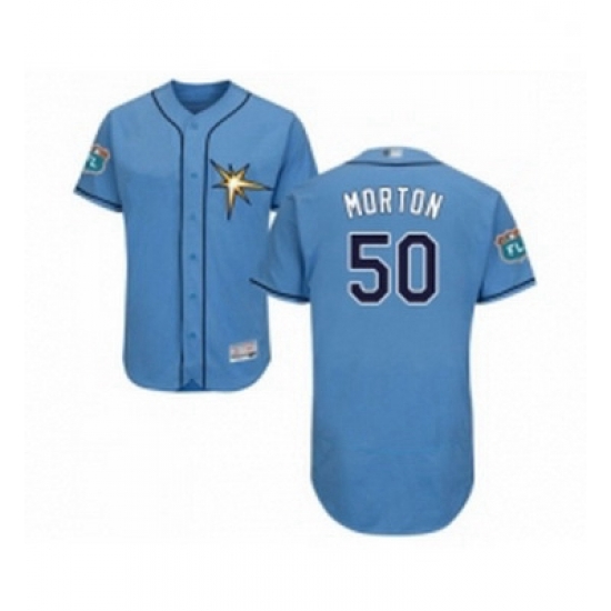 Mens Tampa Bay Rays 50 Charlie Morton Columbia Alternate Flex Base Authentic Collection Baseball Jersey Mens Tampa Bay Rays 50 Charlie Morton Columbia Alternate Flex Base Authentic Collection Baseball Jersey