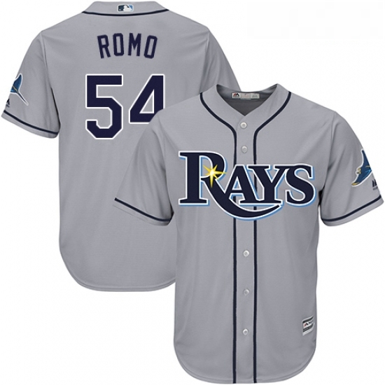 Youth Majestic Tampa Bay Rays 54 Sergio Romo Authentic Grey Road Cool Base MLB Jersey Youth Majestic Tampa Bay Rays 54 Sergio Romo Authentic Grey Road Cool Base MLB Jersey