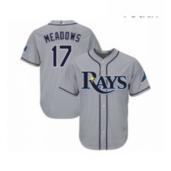 Youth Tampa Bay Rays 17 Austin Meadows Replica Grey Road Cool Base Baseball Jersey Youth Tampa Bay Rays 17 Austin Meadows Replica Grey Road Cool Base Baseball Jersey