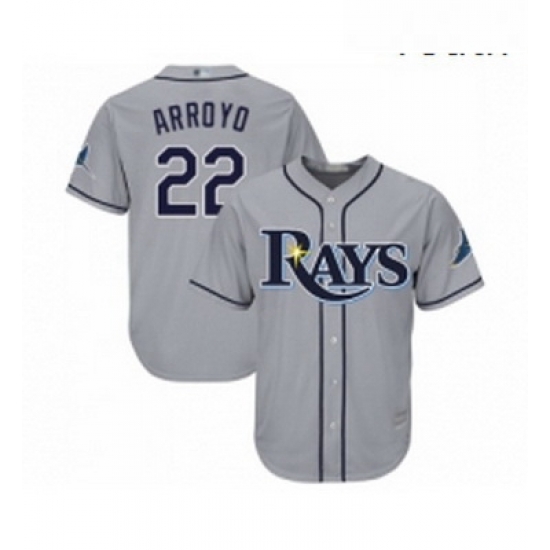Youth Tampa Bay Rays 22 Christian Arroyo Replica Grey Road Cool Base Baseball Jersey Youth Tampa Bay Rays 22 Christian Arroyo Replica Grey Road Cool Base Baseball Jersey