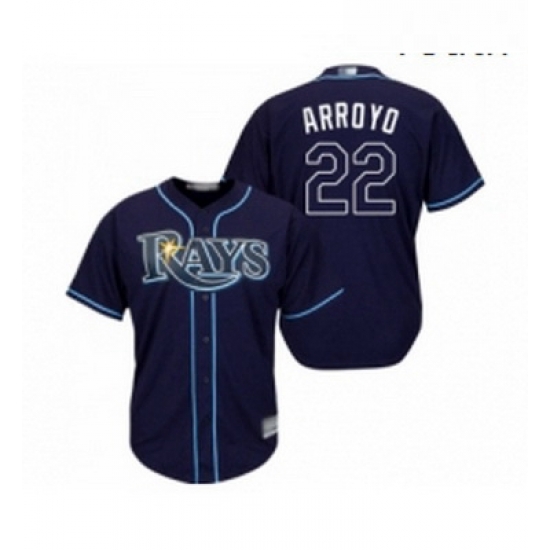 Youth Tampa Bay Rays 22 Christian Arroyo Replica Navy Blue Alternate Cool Base Baseball Jersey Youth Tampa Bay Rays 22 Christian Arroyo Replica Navy Blue Alternate Cool Base Baseball Jersey
