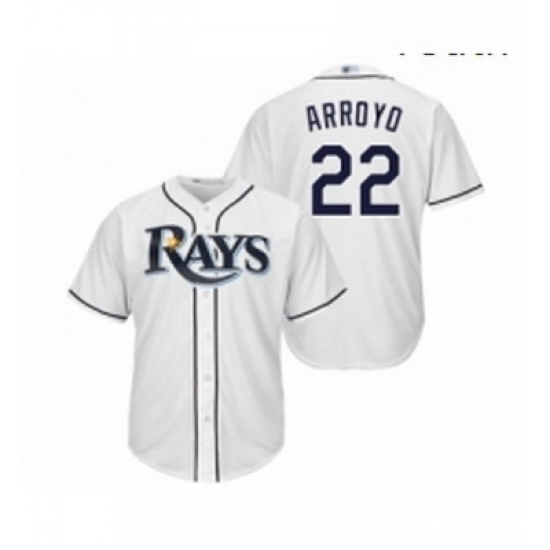Youth Tampa Bay Rays 22 Christian Arroyo Replica White Home Cool Base Baseball Jersey Youth Tampa Bay Rays 22 Christian Arroyo Replica White Home Cool Base Baseball Jersey