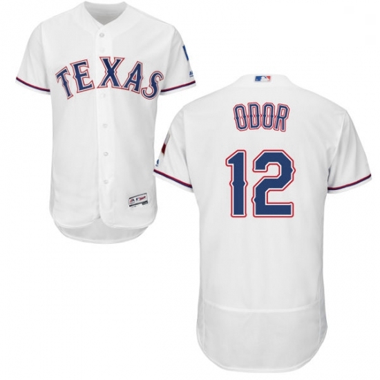 Mens Majestic Texas Rangers 12 Rougned Odor White Home Flex Base Authentic Collection MLB Jersey Mens Majestic Texas Rangers 12 Rougned Odor White Home Flex Base Authentic Collection MLB Jersey