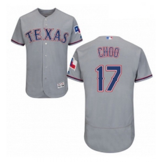 Mens Majestic Texas Rangers 17 Shin Soo Choo Grey Road Flex Base Authentic Collection MLB Jersey Mens Majestic Texas Rangers 17 Shin Soo Choo Grey Road Flex Base Authentic Collection MLB Jersey