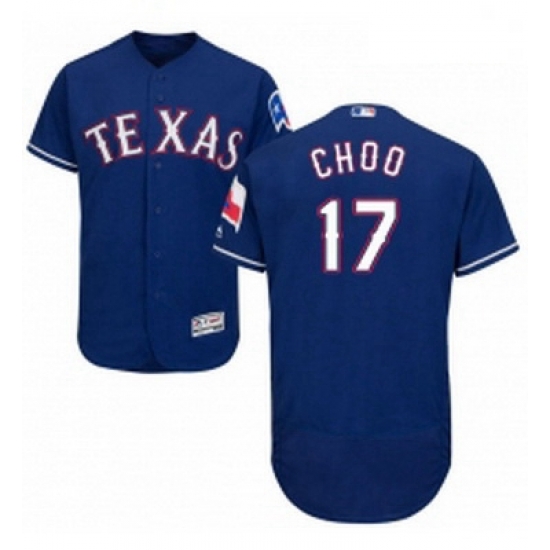 Mens Majestic Texas Rangers 17 Shin Soo Choo Royal Blue Alternate Flex Base Authentic Collection MLB Jersey Mens Majestic Texas Rangers 17 Shin Soo Choo Royal Blue Alternate Flex Base Authentic Collection MLB Jersey