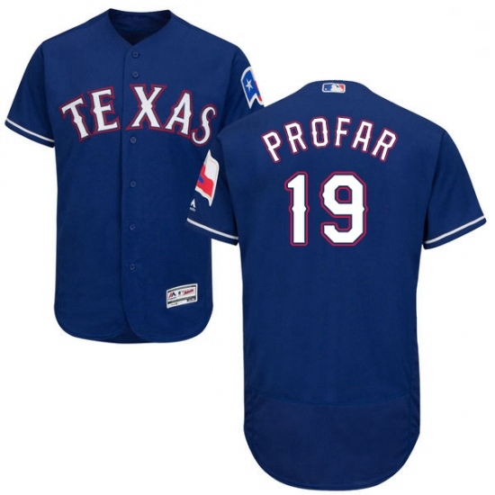 Mens Majestic Texas Rangers 19 Jurickson Profar Royal Blue Alternate Flex Base Authentic Collection MLB Jersey Mens Majestic Texas Rangers 19 Jurickson Profar Royal Blue Alternate Flex Base Authentic Collection MLB Jersey