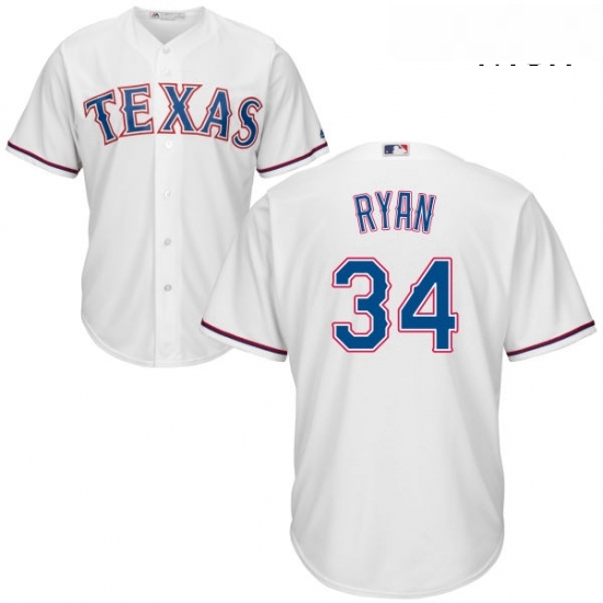 Mens Majestic Texas Rangers 34 Nolan Ryan Replica White Home Cool Base MLB Jersey Mens Majestic Texas Rangers 34 Nolan Ryan Replica White Home Cool Base MLB Jersey