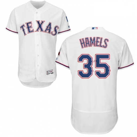 Mens Majestic Texas Rangers 35 Cole Hamels White Home Flex Base Authentic Collection MLB Jersey Mens Majestic Texas Rangers 35 Cole Hamels White Home Flex Base Authentic Collection MLB Jersey