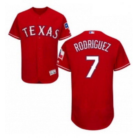 Mens Majestic Texas Rangers 7 Ivan Rodriguez Red Flexbase Authentic Collection MLB Jersey Mens Majestic Texas Rangers 7 Ivan Rodriguez Red Flexbase Authentic Collection MLB Jersey