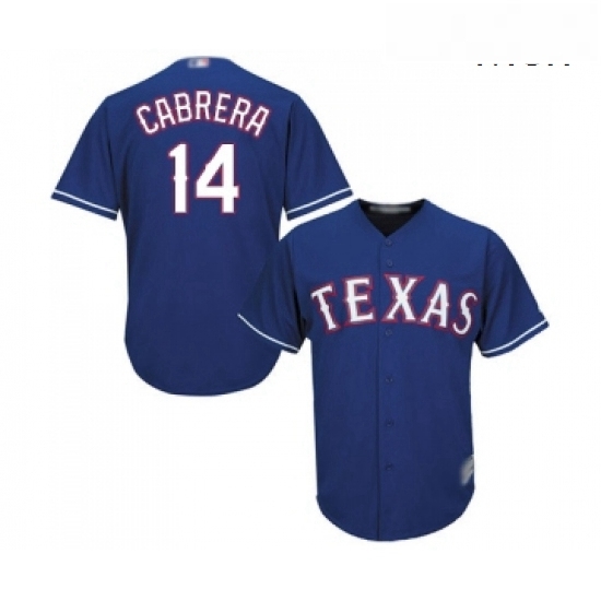 Mens Texas Rangers 14 Asdrubal Cabrera Replica Royal Blue Alternate 2 Cool Base Baseball Jersey Mens Texas Rangers 14 Asdrubal Cabrera Replica Royal Blue Alternate 2 Cool Base Baseball Jersey