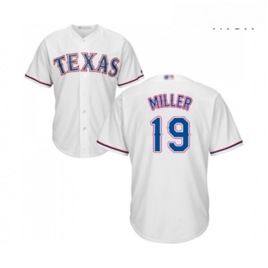 Mens Texas Rangers 19 Shelby Miller Replica White Home Cool Base Baseball Jersey Mens Texas Rangers 19 Shelby Miller Replica White Home Cool Base Baseball Jersey