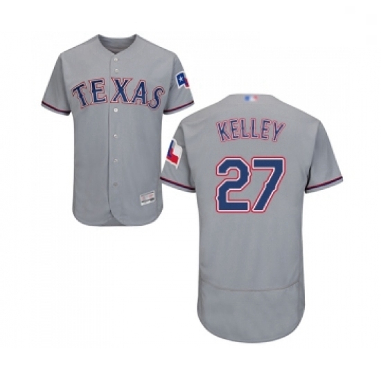 Mens Texas Rangers 27 Shawn Kelley Grey Road Flex Base Authentic Collection Baseball Jersey Mens Texas Rangers 27 Shawn Kelley Grey Road Flex Base Authentic Collection Baseball Jersey