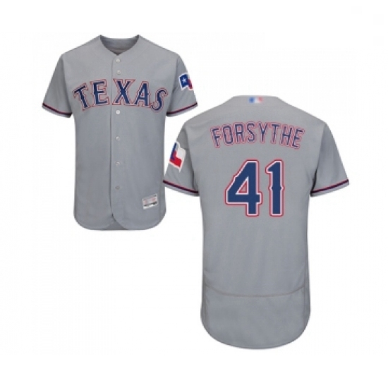 Mens Texas Rangers 41 Logan Forsythe Grey Road Flex Base Authentic Collection Baseball Jersey Mens Texas Rangers 41 Logan Forsythe Grey Road Flex Base Authentic Collection Baseball Jersey