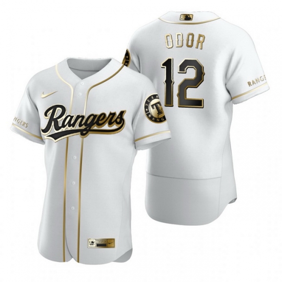 Texas Rangers 12 Rougned Odor White Nike Mens Authentic Golden Edition MLB Jersey Texas Rangers 12 Rougned Odor White Nike Mens Authentic Golden Edition MLB Jersey
