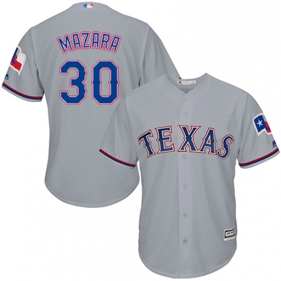 Youth Majestic Texas Rangers 30 Nomar Mazara Authentic Grey Road Cool Base MLB Jersey Youth Majestic Texas Rangers 30 Nomar Mazara Authentic Grey Road Cool Base MLB Jersey