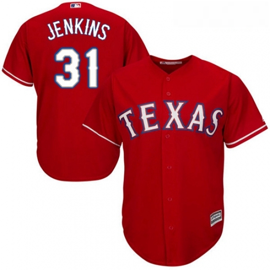 Youth Majestic Texas Rangers 31 Ferguson Jenkins Authentic Red Alternate Cool Base MLB Jersey Youth Majestic Texas Rangers 31 Ferguson Jenkins Authentic Red Alternate Cool Base MLB Jersey