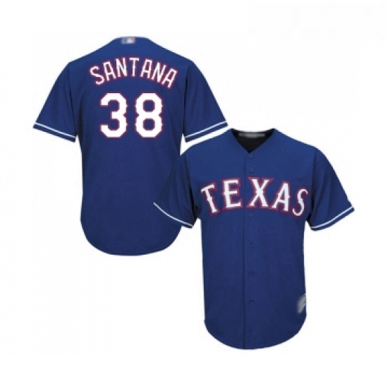 Youth Texas Rangers 38 Danny Santana Replica Royal Blue Alternate 2 Cool Base Baseball Jersey Youth Texas Rangers 38 Danny Santana Replica Royal Blue Alternate 2 Cool Base Baseball Jersey