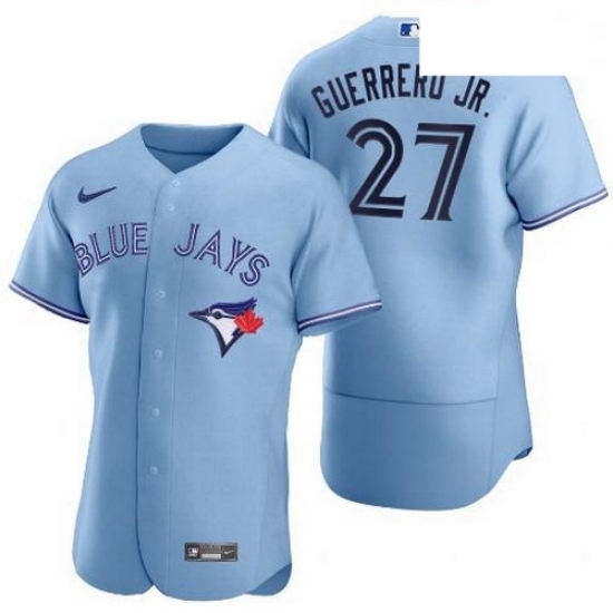 Blue Jays 27 Vladimir Guerrero Jr Light Blue 2020 Nike Flexbase Jersey Blue Jays 27 Vladimir Guerrero Jr Light Blue 2020 Nike Flexbase Jersey