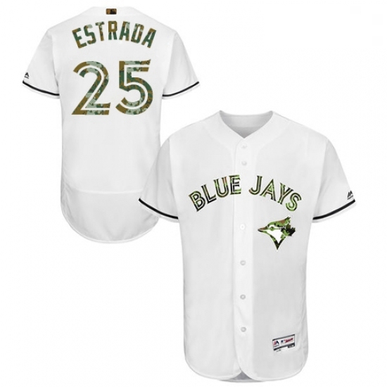 Mens Majestic Toronto Blue Jays 25 Marco Estrada Authentic White 2016 Memorial Day Fashion Flex Base Jersey Mens Majestic Toronto Blue Jays 25 Marco Estrada Authentic White 2016 Memorial Day Fashion Flex Base Jersey