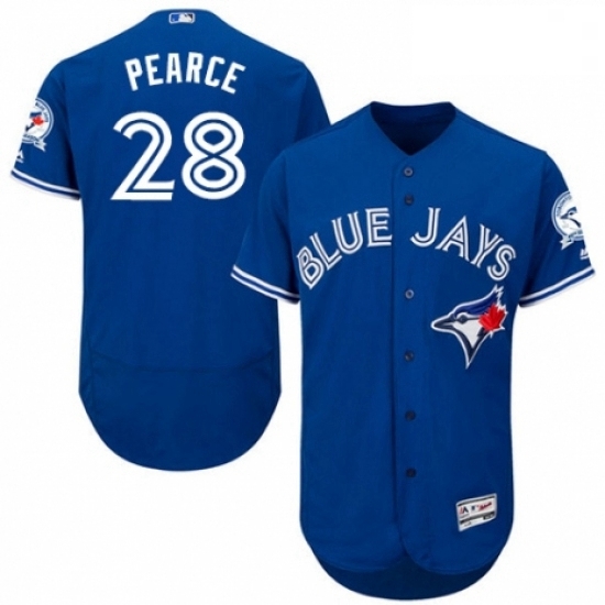 Mens Majestic Toronto Blue Jays 28 Steve Pearce Royal Blue Alternate Flex Base Authentic Collection MLB Jersey Mens Majestic Toronto Blue Jays 28 Steve Pearce Royal Blue Alternate Flex Base Authentic Collection MLB Jersey