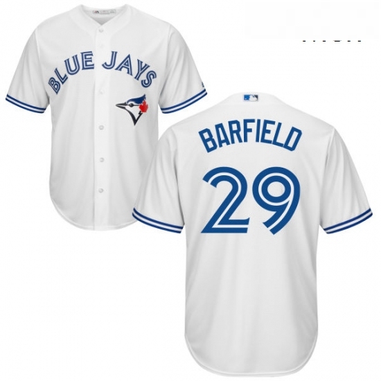 Mens Majestic Toronto Blue Jays 29 Jesse Barfield Replica White Home MLB Jersey Mens Majestic Toronto Blue Jays 29 Jesse Barfield Replica White Home MLB Jersey
