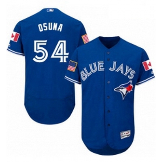 Mens Majestic Toronto Blue Jays 54 Roberto Osuna Authentic Royal Blue Fashion Stars Stripes Flex Base Jerseys Mens Majestic Toronto Blue Jays 54 Roberto Osuna Authentic Royal Blue Fashion Stars Stripes Flex Base Jerseys