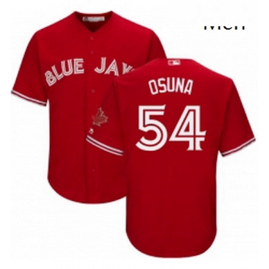 Mens Majestic Toronto Blue Jays 54 Roberto Osuna Replica Scarlet Alternate Cool Base MLB Jersey Mens Majestic Toronto Blue Jays 54 Roberto Osuna Replica Scarlet Alternate Cool Base MLB Jersey