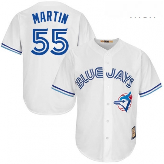 Mens Majestic Toronto Blue Jays 55 Russell Martin Authentic White Cooperstown MLB Jersey Mens Majestic Toronto Blue Jays 55 Russell Martin Authentic White Cooperstown MLB Jersey