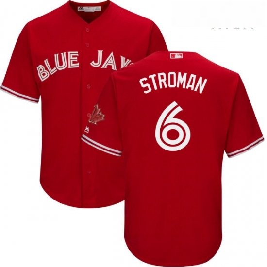 Mens Majestic Toronto Blue Jays 6 Marcus Stroman Replica Scarlet Alternate Cool Base MLB Jersey Mens Majestic Toronto Blue Jays 6 Marcus Stroman Replica Scarlet Alternate Cool Base MLB Jersey