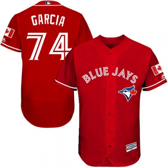 Mens Majestic Toronto Blue Jays 74 Jaime Garcia Scarlet Alternate Flex Base Authentic Collection MLB Jersey Mens Majestic Toronto Blue Jays 74 Jaime Garcia Scarlet Alternate Flex Base Authentic Collection MLB Jersey