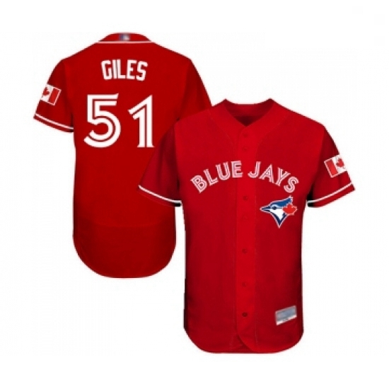 Mens Toronto Blue Jays 51 Ken Giles Scarlet Alternate Flex Base Authentic Collection MLB Jersey Mens Toronto Blue Jays 51 Ken Giles Scarlet Alternate Flex Base Authentic Collection MLB Jersey