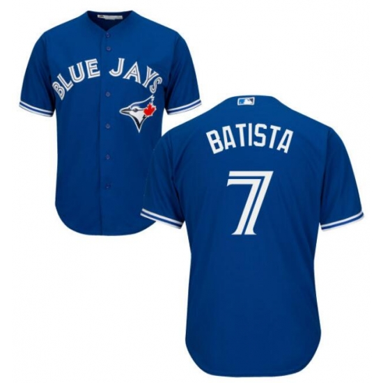 Men's Toronto Blue Jays Tony Batista #7 Majestic Royal Cool Base Stitched Jersey Men's Toronto Blue Jays Tony Batista #7 Majestic Royal Cool Base Stitched Jersey