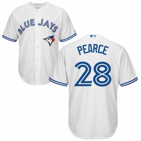 Youth Majestic Toronto Blue Jays 28 Steve Pearce Authentic White Home MLB Jersey Youth Majestic Toronto Blue Jays 28 Steve Pearce Authentic White Home MLB Jersey