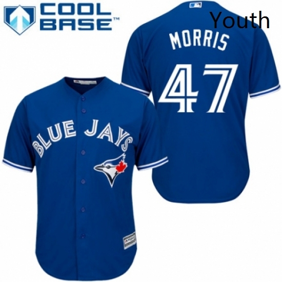 Youth Majestic Toronto Blue Jays 47 Jack Morris Authentic Blue Alternate MLB Jersey Youth Majestic Toronto Blue Jays 47 Jack Morris Authentic Blue Alternate MLB Jersey