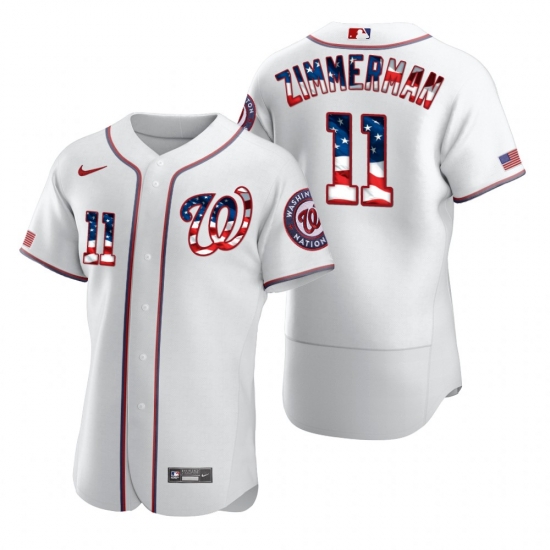 Men Washington Nationals 11 Ryan Zimmerman Men Nike White Fluttering USA Flag Limited Edition Flex Base MLB Jersey Men Washington Nationals 11 Ryan Zimmerman Men Nike White Fluttering USA Flag Limited Edition Flex Base MLB Jersey