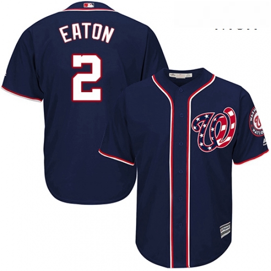 Mens Majestic Washington Nationals 2 Adam Eaton Replica Navy Blue Alternate 2 Cool Base MLB Jersey Mens Majestic Washington Nationals 2 Adam Eaton Replica Navy Blue Alternate 2 Cool Base MLB Jersey