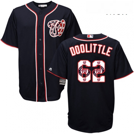 Mens Majestic Washington Nationals 62 Sean Doolittle Authentic Navy Blue Team Logo Fashion Cool Base MLB Jersey Mens Majestic Washington Nationals 62 Sean Doolittle Authentic Navy Blue Team Logo Fashion Cool Base MLB Jersey