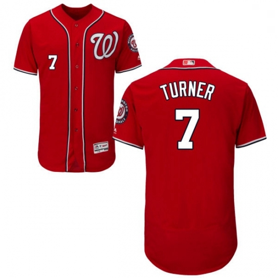 Mens Majestic Washington Nationals 7 Trea Turner Red Flexbase Authentic Collection MLB Jersey Mens Majestic Washington Nationals 7 Trea Turner Red Flexbase Authentic Collection MLB Jersey