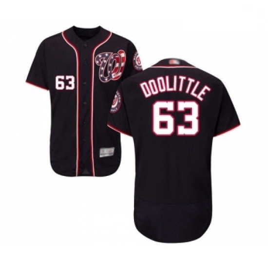Mens Washington Nationals 63 Sean Doolittle Navy Blue Alternate Flex Base Authentic Collection MLB JerseyBaseb Mens Washington Nationals 63 Sean Doolittle Navy Blue Alternate Flex Base Authentic Collection MLB JerseyBaseb