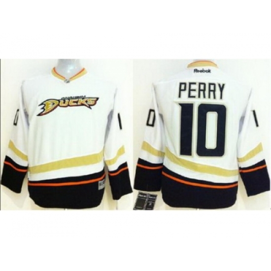 Kids Anaheim Ducks 10 Corey Perry White NHL Hockey Jerseys Kids Anaheim Ducks 10 Corey Perry White NHL Hockey Jerseys