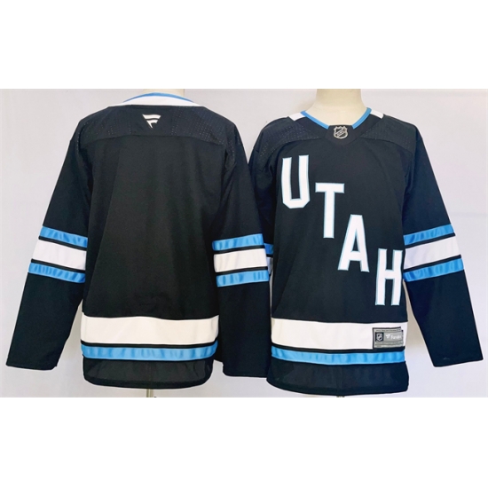 Men Utah Hockey Club Blank Navy Stitched Jersey Men Utah Hockey Club Blank Navy Stitched Jersey